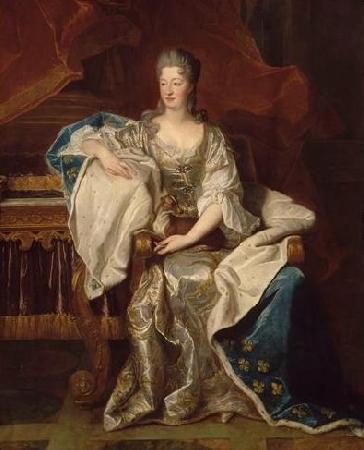 Hyacinthe Rigaud Portrait of Marie Anne de Bourbon oil painting image